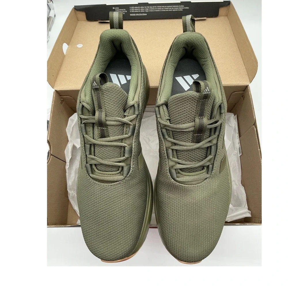 Adidas Racer TR23 Mens Sneakers Olive Green Gum Sole Cloudfoam IH2530 Size 10.5